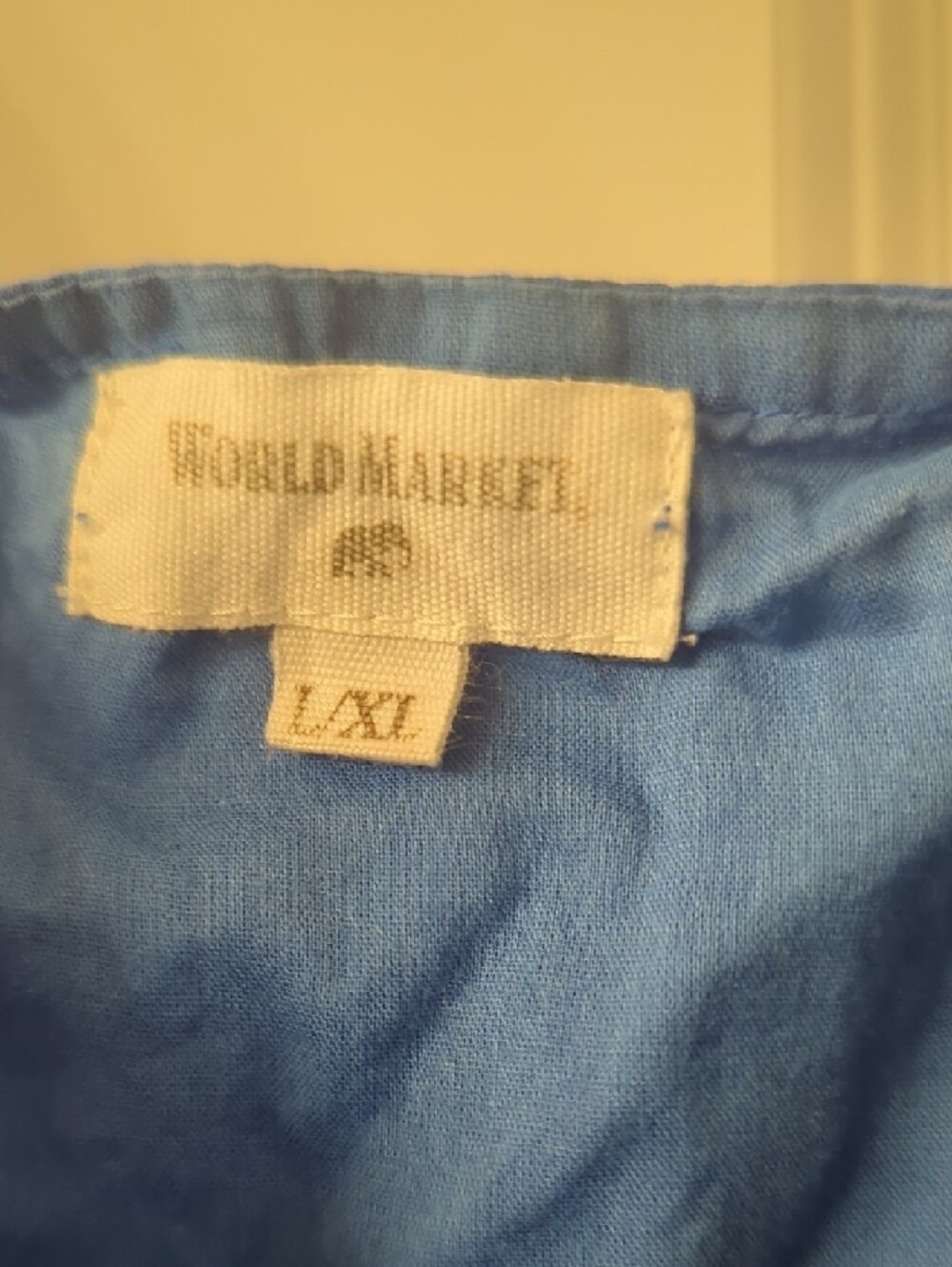 Cost Plus World Market Royal Blue Sleeveless Tiered Maxi Dress - Picture 2 of 3